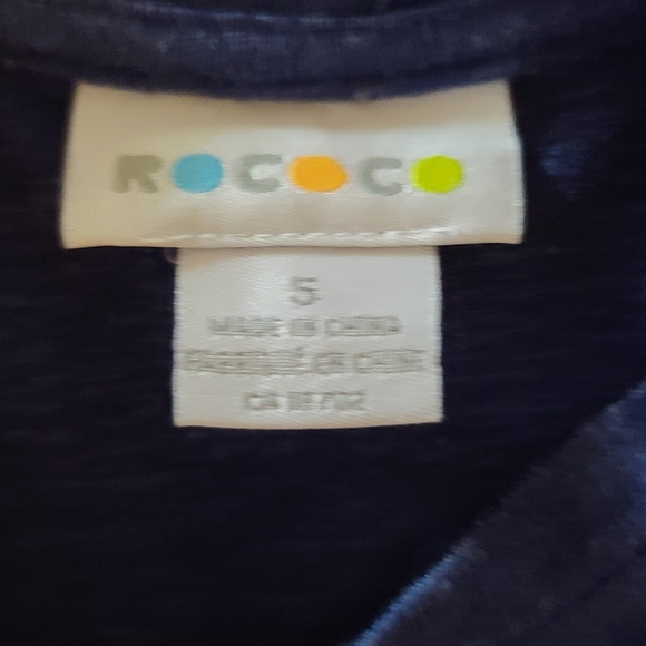 🎸3/$15 Sz5 Rococo bell sleeve tee - Picture 5 of 7